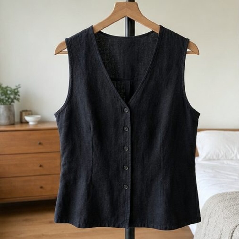 Burgundy Button Blouse